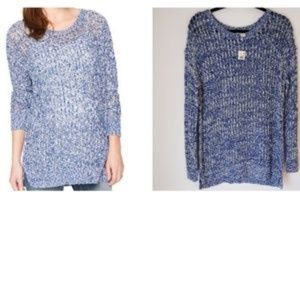 Motherhood Maternity| NWT Blue Open- Knit Sweater